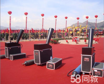 奠基開業(yè)舞美* 彩煙  彩帶炮  彩虹機