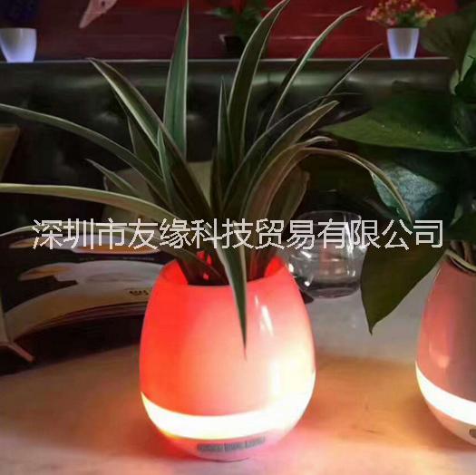 創(chuàng)意音響智能音樂花盆?會唱歌的音樂花盆?藍(lán)牙音響?花盆音箱