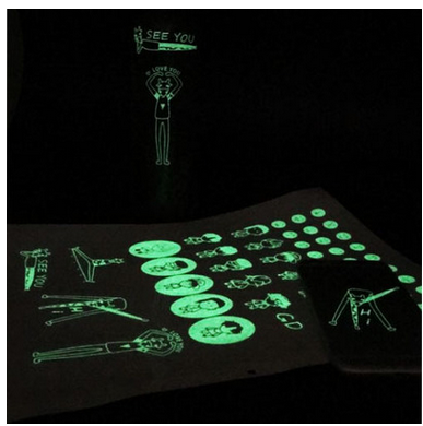 夜光貼紙 夜光貼紙供應(yīng)商 夜光貼紙廠家 創(chuàng)意貼紙