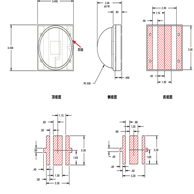 cree XTE  科銳光源 cree XTE  科銳光源  LED光源 5W燈珠 大功率燈珠