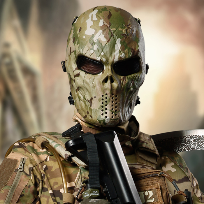 M06 酋長新款M06惡煞2戶外迷彩面具