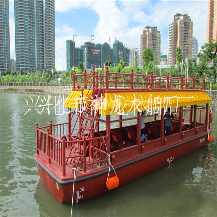 大型雙層觀光畫舫船 水上餐飲畫舫