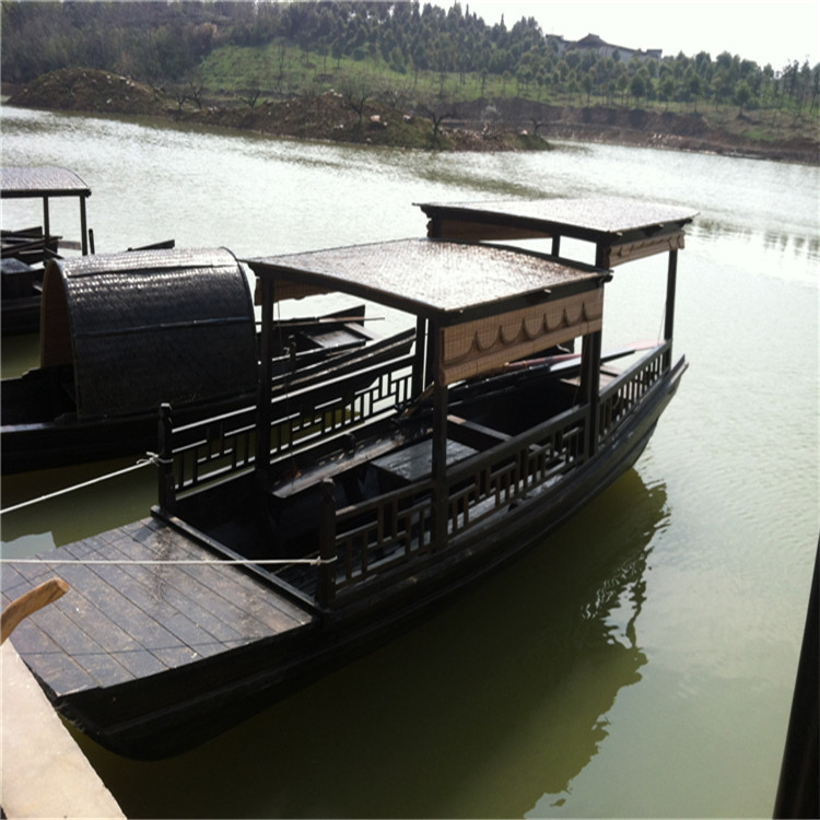 6米仿古高低蓬木船 純手工打造特