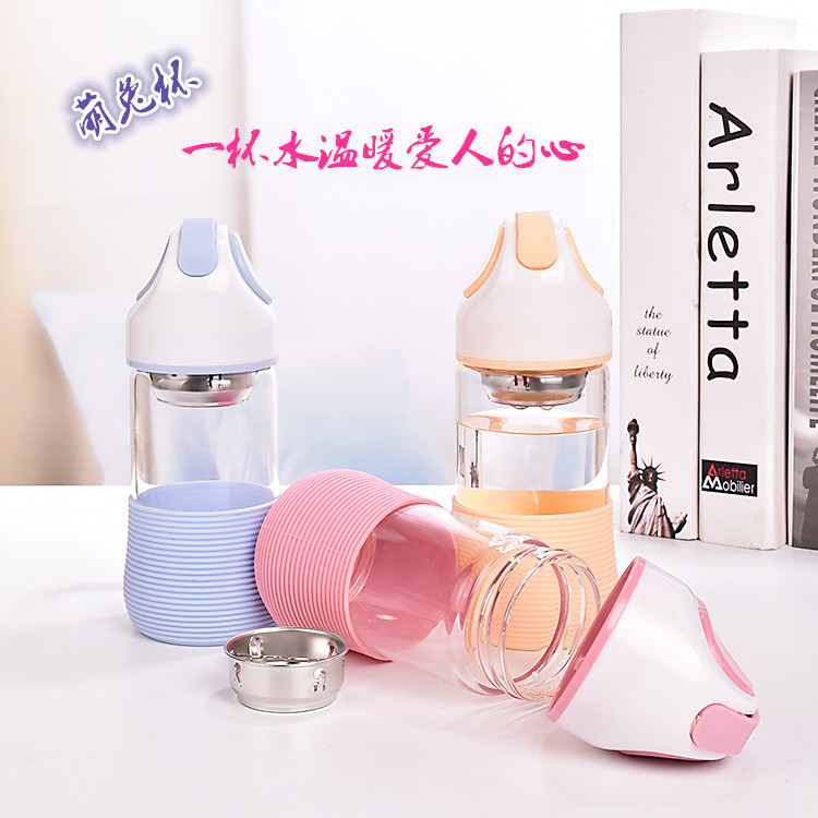 *可愛(ài)萌兔杯女神的專屬禮品杯禮物杯水杯情侶水杯*廣告杯