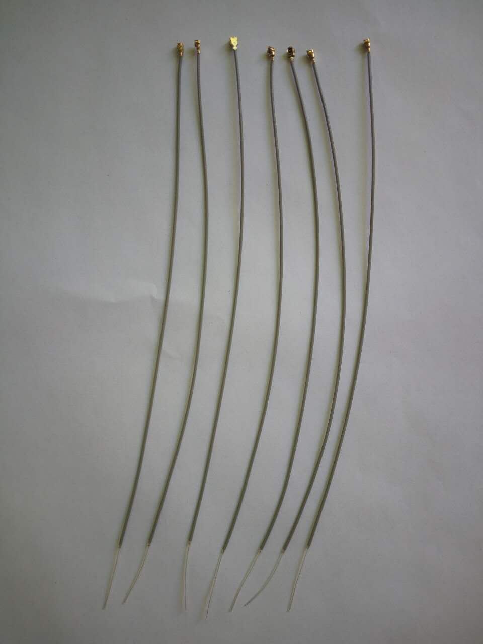 RF1.13/1.37剝線鍍錫同軸線材天線連接線剝線加工定制