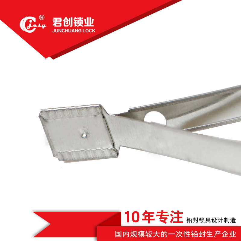 SS一次性鐵皮封條鋁合金鐵皮邊封條塑料鋼絲封條高保封
