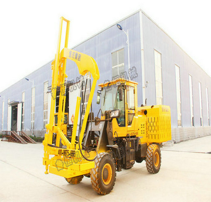 山東廠家全液壓護(hù)欄鉆樁機(jī)熱賣 裝