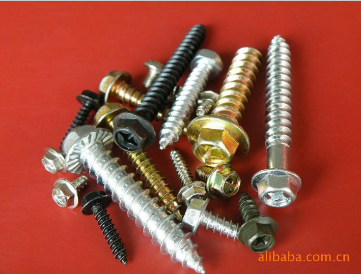 GB5787-六角法蘭面自攻螺絲,十字槽六角帶墊自攻螺釘 六角法蘭面自攻螺絲供貨商