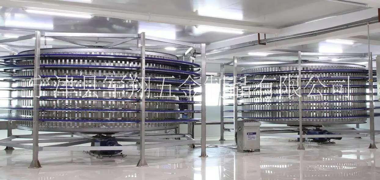 新型食品生產(chǎn)面包冷卻用旋轉(zhuǎn)塔型輸 餅干冷卻用旋轉(zhuǎn)塔型輸送帶廠家直銷