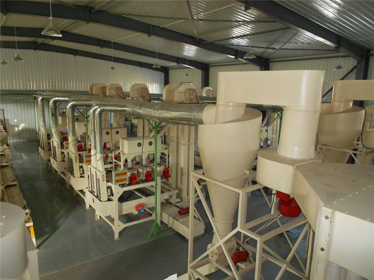 蕎麥除雜脫皮加工流水線(xiàn)