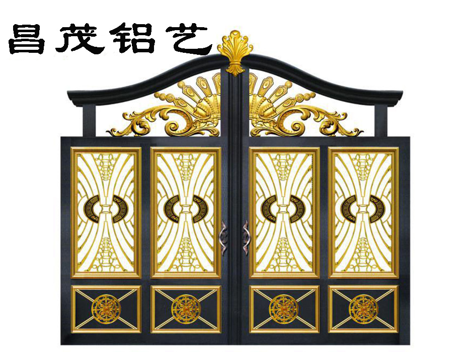 鋁藝大門批發(fā)供應(yīng)青島煙臺(tái)威海天津了鋁藝大門別墅庭院門定做歐式大門