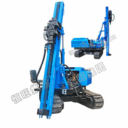 山東廠(chǎng)家HG-300L履帶式光伏打樁機(jī) 螺旋打樁機(jī) 小型螺旋鉆機(jī)