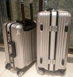2017新款韓版拉桿箱鋁框淺框萬向輪20寸登機(jī)箱24寸旅行防刮拉