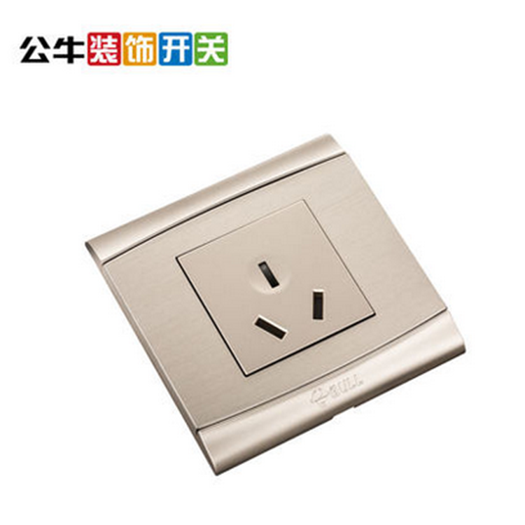 公牛開關(guān)插座 三孔空調(diào)插座16A大功率86型墻壁面板G19U6香 公牛三孔空調(diào)插座 公牛三孔空調(diào)插座報價