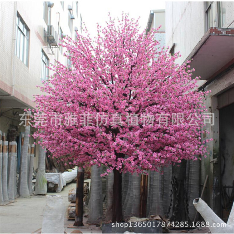 東莞市雅菲實業(yè)仿真櫻花樹人造樹假樹室內(nèi)外仿真樹廠家造型尺寸可定制 仿真櫻花樹 人造樹 假樹