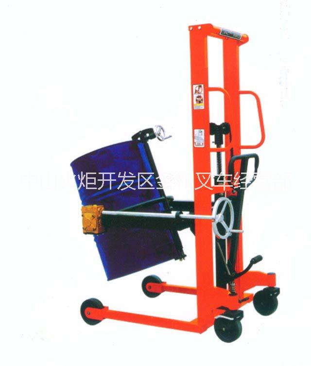 供應(yīng)中山 珠海COY0.3T手動液壓倒料車 手動液壓油桶裝卸車