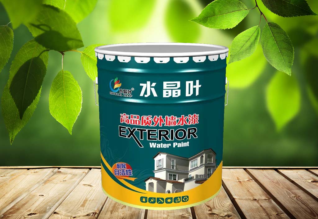 外墻漆白色晴雨耐候防霉*遮蓋力 廠家直銷 水晶葉外墻水漆白色乳膠