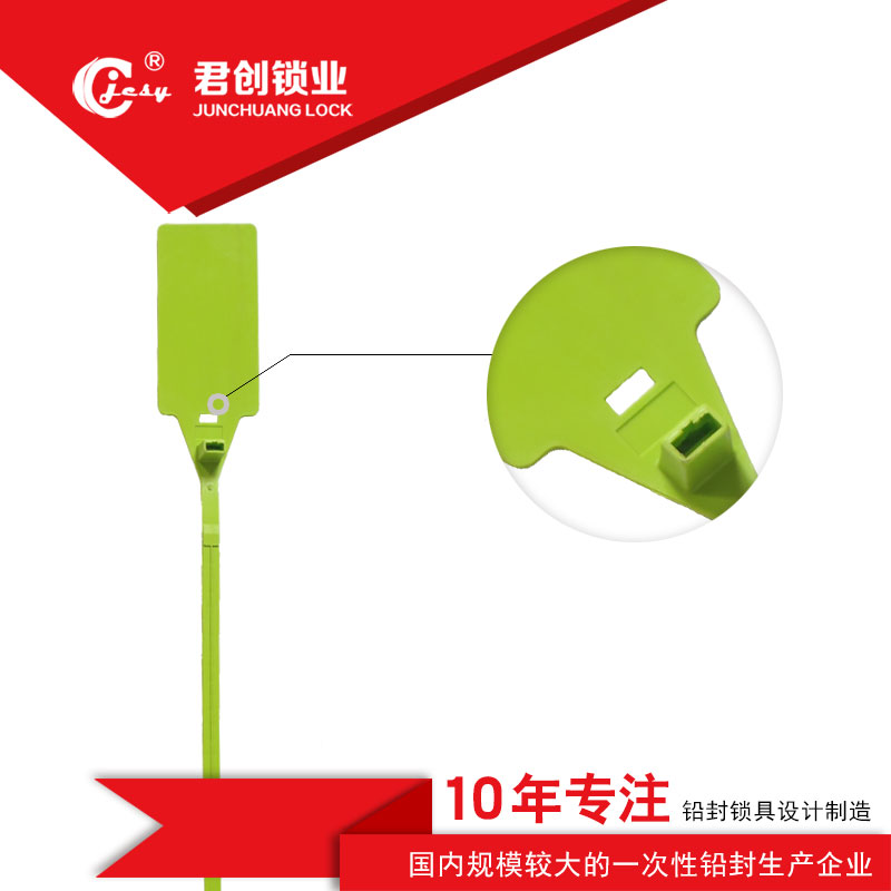 扎帶 塑料封條 一次性 鉛封可定制 抽緊式 施封鎖高保封