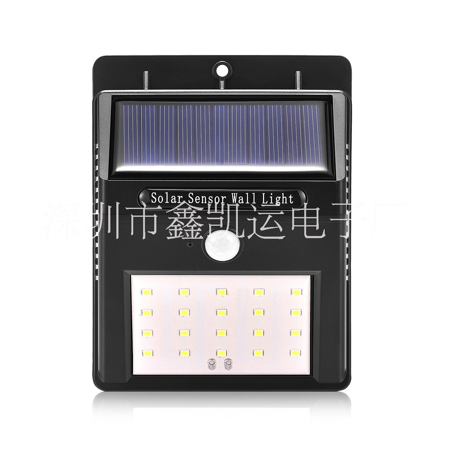 廠家供應(yīng)太陽(yáng)能庭院燈人體紅外感應(yīng)壁燈