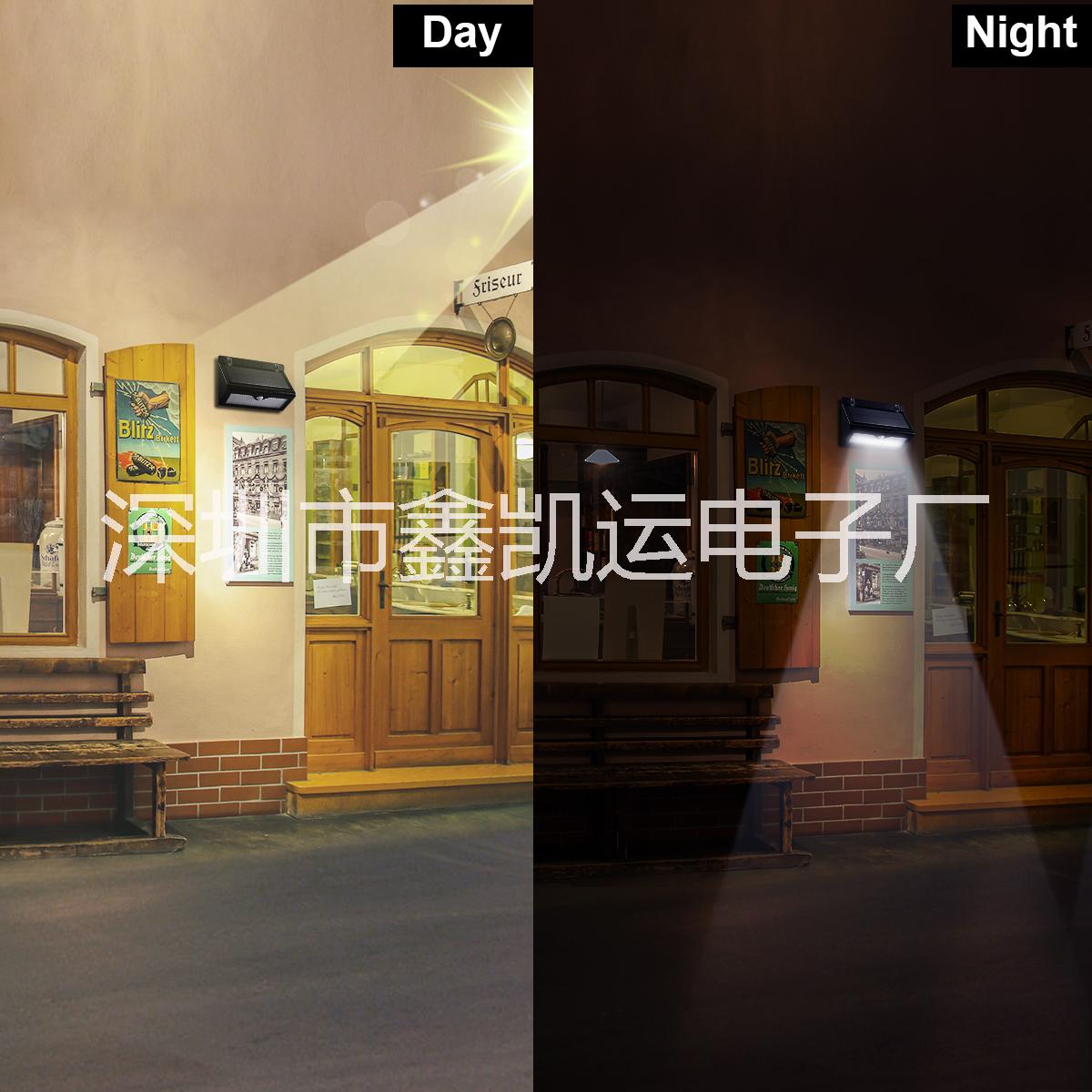 太陽能壁燈人體感應(yīng)太陽能草坪燈