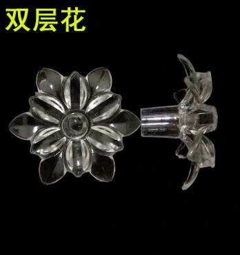 20led彩燈閃燈串燈 婚禮宿舍裝飾燈 花類造型燈串 雙層花電池