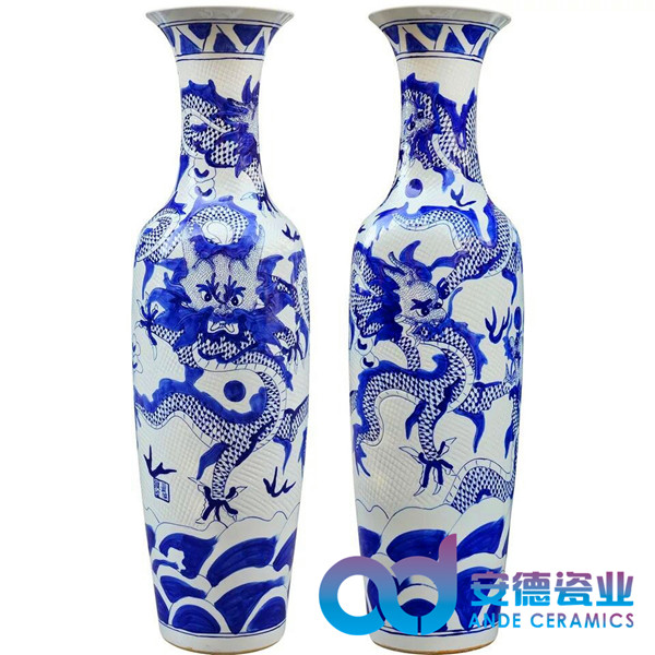 江西景德鎮(zhèn)陶瓷大花瓶定制廠家定制 景德鎮(zhèn)陶瓷陶瓷大花瓶定制廠家批發(fā) 落地禮品大花瓶廠家定制直銷