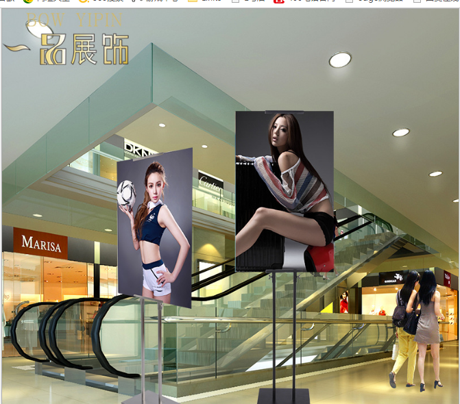 易拉寶展架 海報(bào)架不銹鋼雙面導(dǎo)向x展架立式kt板展架pop廣告架子