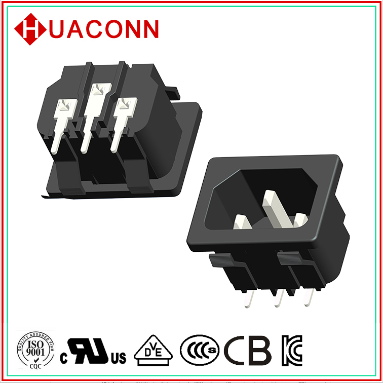 高規(guī)格AC插座 品字插座  INLET SOCKET 器具輸入插座 C14 電源插座