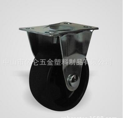 螺絲活動(dòng)黑橡膠扁輪,通用型腳輪，PP輪 家具腳輪,貨架腳輪