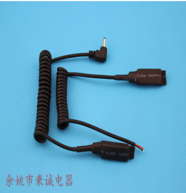 開關(guān)頭燈鼠尾線 一大三小輕觸開關(guān) 按鈕開關(guān)電源彈簧線