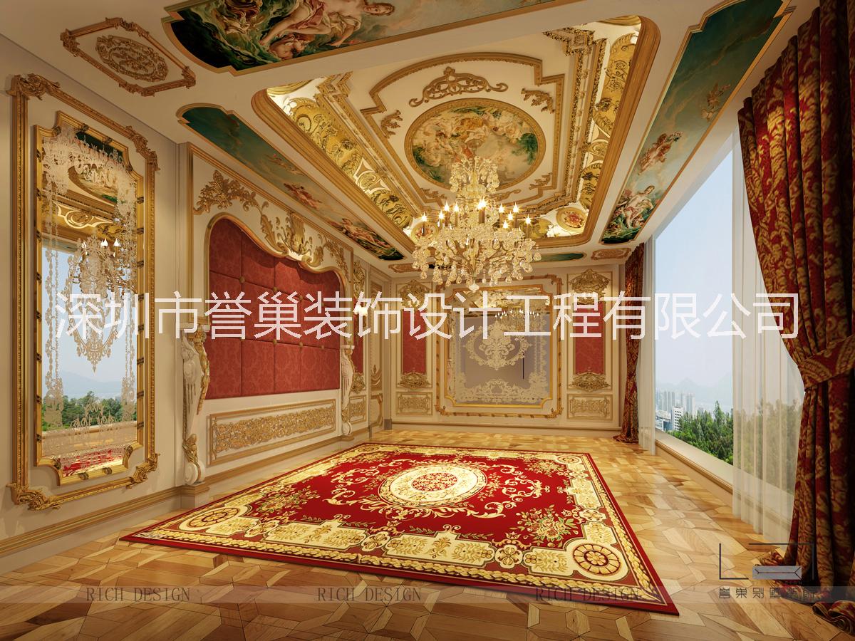 深業(yè)上城別墅裝修，別墅設(shè)計—法式