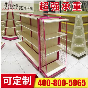 生產(chǎn)木背板單雙面背孔母嬰店貨架 超市便利店文具店日用品展示架 木背板單雙面背孔展示架