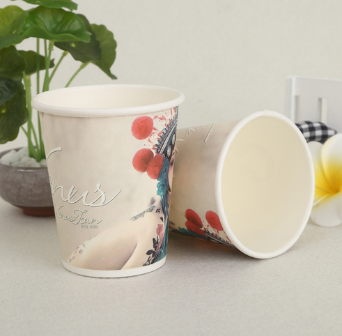 廠家直銷公司京劇廣告喜慶一次性紙杯創(chuàng)意精美彩印紙杯子