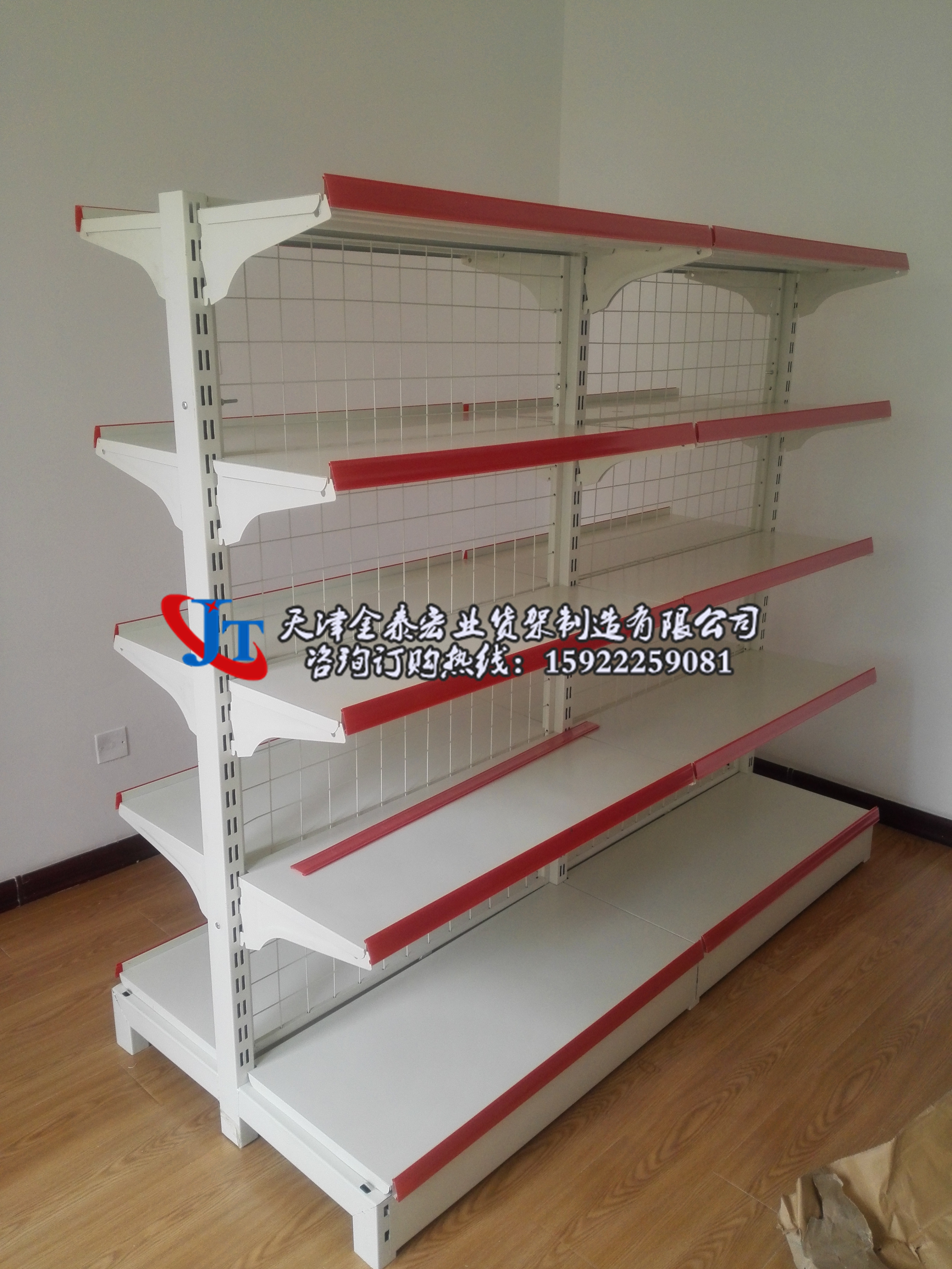 天津超市貨架廠家直銷便利店母嬰店文具店零食店單面雙面貨架批發(fā)