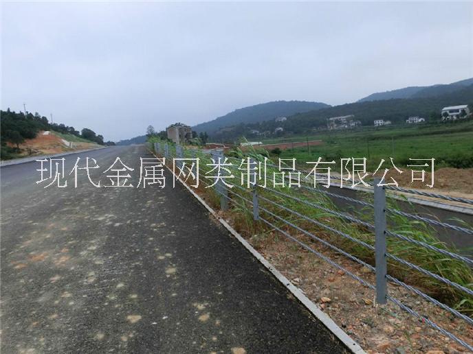 本地廠家生產(chǎn)、銷售 纜索護欄、繩索護欄、鋼絲繩纜索護欄質(zhì)量好