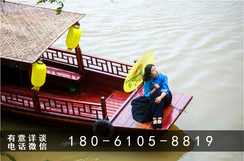 廠家出售木船景區(qū)觀光船中式旅游船 木船廠家