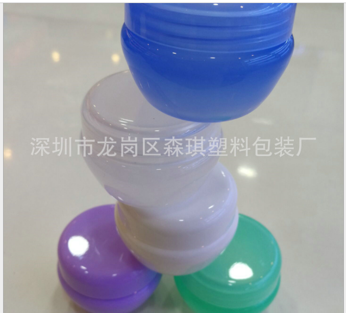 廠家直銷 20克PP蘑菇形膏霜瓶面霜瓶 藥膏盒分裝瓶 塑料化妝品包