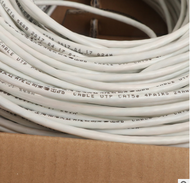 超五類非*0.46純銅300米網(wǎng)線 安普貝cat5e工程網(wǎng)絡(luò)雙絞線 超五類純銅芯0.46