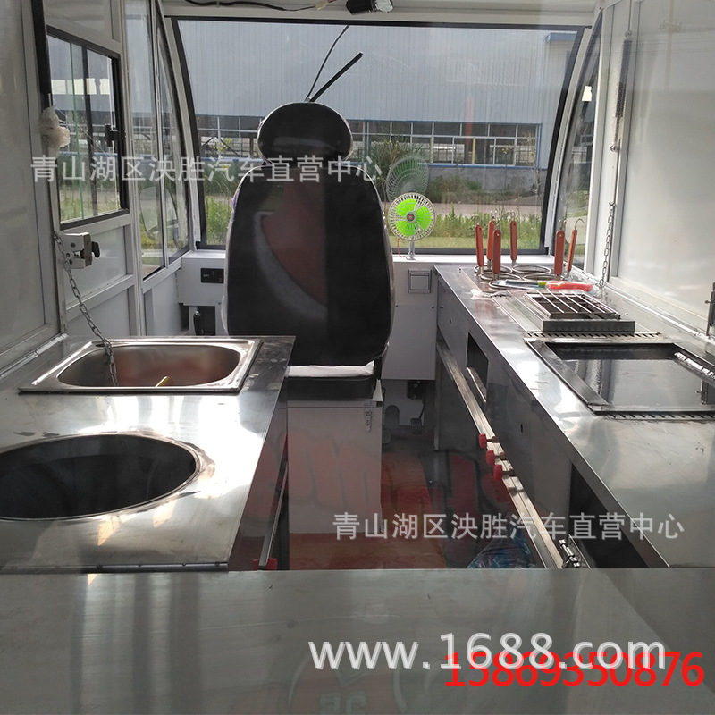 江西廠家直銷電動(dòng)小吃車價(jià)格批發(fā)小成本創(chuàng)業(yè)多功能四輪美食餐車快餐車