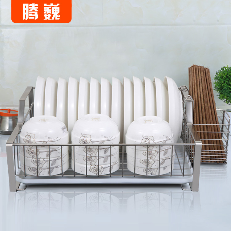 碗架批發(fā) 供應碗碟架 廣東304不銹鋼碗碟瀝水架價格 廚房置物架