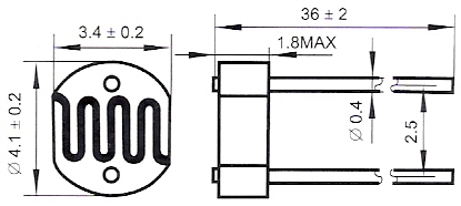 供應(yīng)深圳市晶創(chuàng)和立4毫米光敏電阻GL4516 深圳市晶創(chuàng)和立光敏電阻