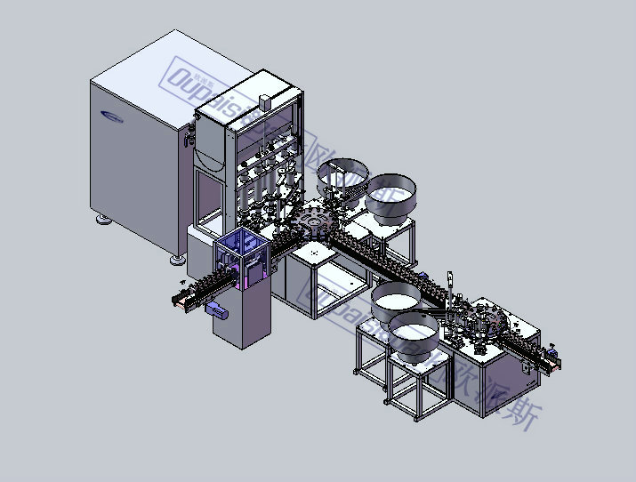 護(hù)膚品灌裝鎖蓋機(jī)