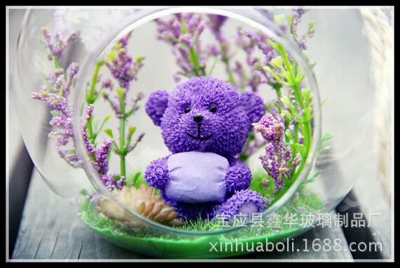 微景觀創(chuàng)意玻璃花瓶 玻璃微景觀裝飾擺件 苔蘚植物生態(tài)瓶微景觀