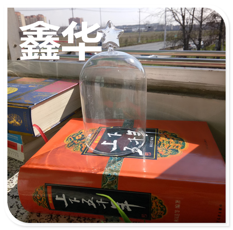 微景觀永生花蛋糕罩 辦公室家用裝飾花瓶罩定制 永生花玻璃罩廠家