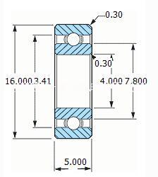 日本美蓓亞NMB634R-1640軸承一級(jí)代理常州大量現(xiàn)貨