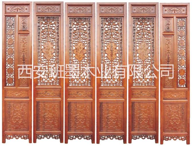 西安仿古大門，西安六扇門整木定制