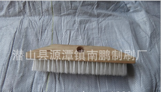 廠家直銷 木柄毛刷 銅鋼絲刷 拋光除銹 燒烤 清潔工具