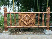 藝觀(guān)園仿竹護(hù)欄