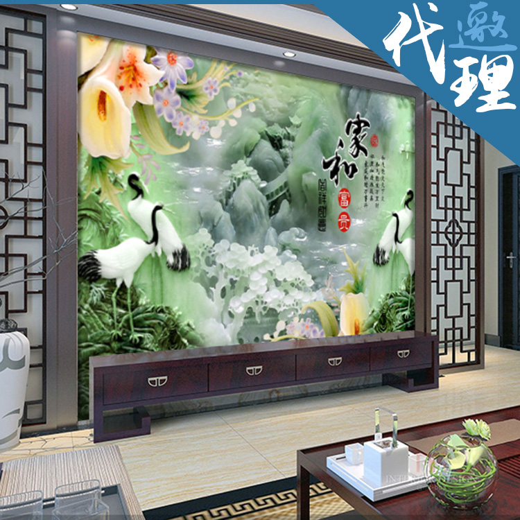 家和萬(wàn)事興建夢(mèng)背景墻