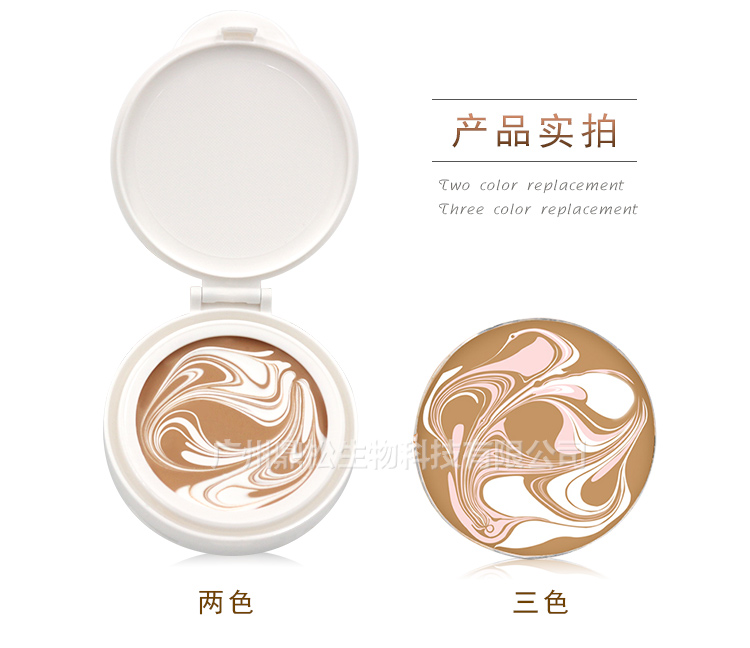 化妝品OEM代加工 氣墊粉凝霜+替換裝 保濕遮瑕裸裝水粉霜粉底貼牌加工 OEM代加工